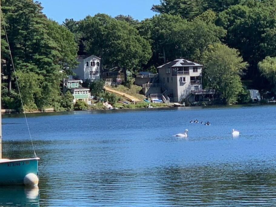Lake Attitash Waterfront W/ Private Dock Amesbury Kültér fotó